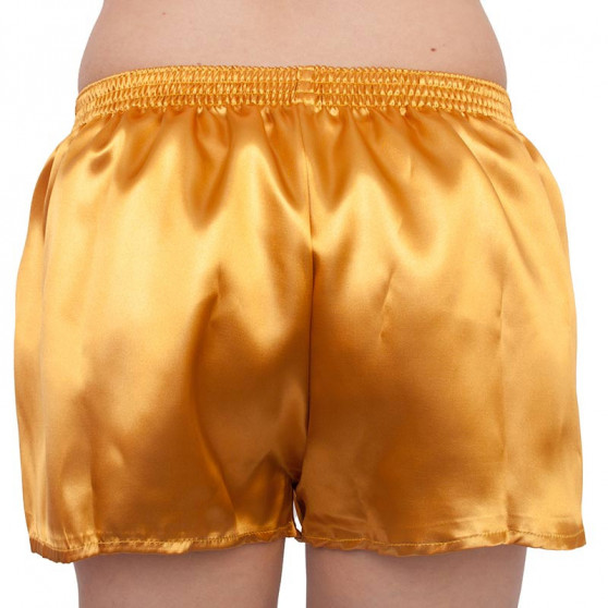 Damesboxershorts Styx klassiek elastisch satijn goud (L685)