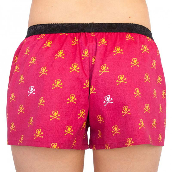 Damesboxershorts Represent small bones bordeauxrood (R0W-BOX-0704)