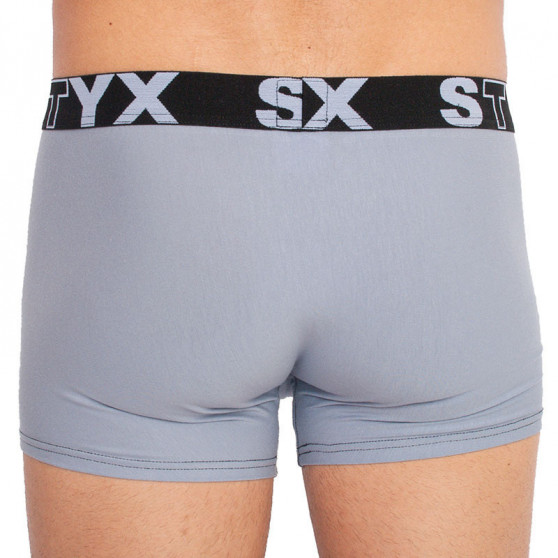 Herenboxershort Styx sport elastisch oversized lichtgrijs (R1067)