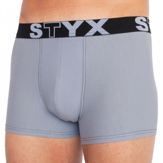 Herenboxershort Styx sport elastisch oversized lichtgrijs (R1067)