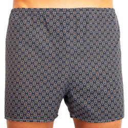 Klassieke Herenboxershort Foltýn donkerblauwe ruit oversized