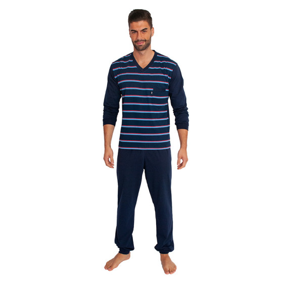 Herenpyjama Foltýn donkerblauw (FPD2)