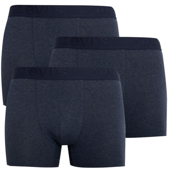 3PACK herenboxershort Levis blauw (905045001 008)