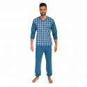 Herenpyjama Foltýn blauw (FPD3)