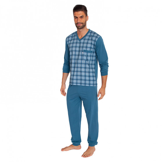 Herenpyjama Foltýn blauw (FPD3)