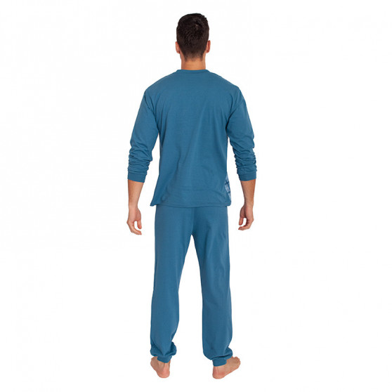 Herenpyjama Foltýn blauw (FPD3)