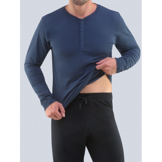 Herenpyjama Gino donkerblauw (79087)