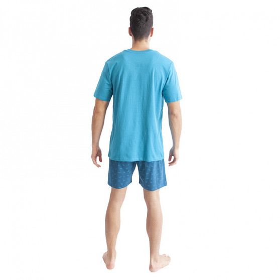 Herenpyjama Gino turquoise (79094)