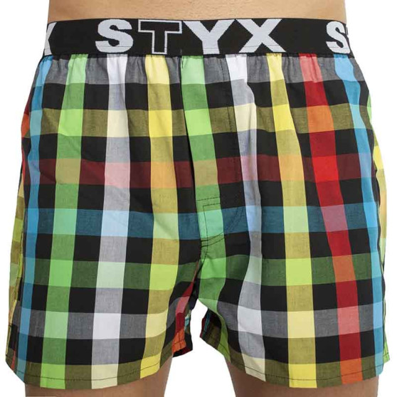 Herenboxershort Styx sport elastisch meerkleurig (B828)