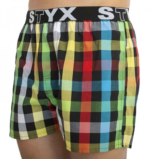 Herenboxershort Styx sport elastisch meerkleurig (B828)