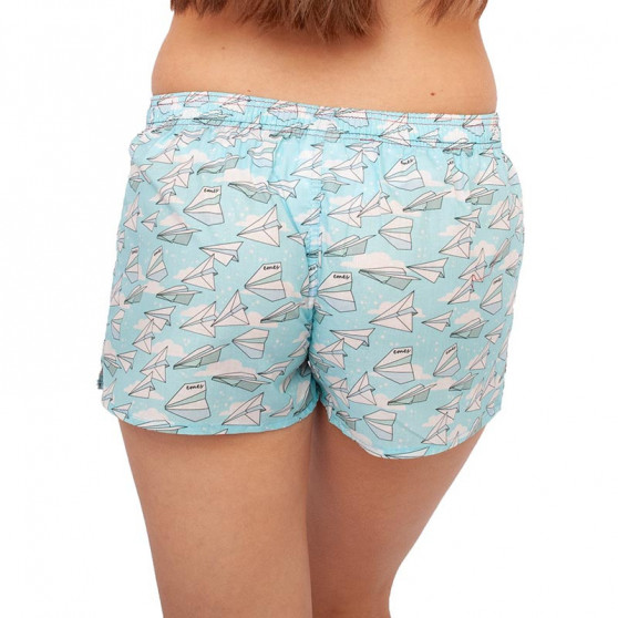 Damesboxershorts  Emes papieren figuurnaden (023)