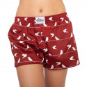 Damesboxershorts ELKA bordeaux lovebirds (W00118)