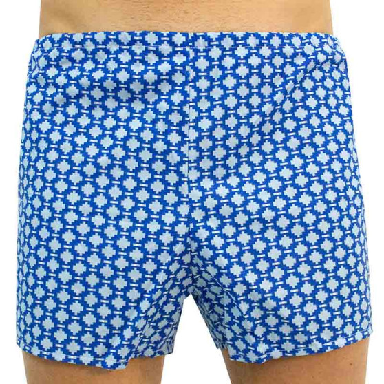 Klassieke Herenboxershort Foltýn blauw oversized patroon