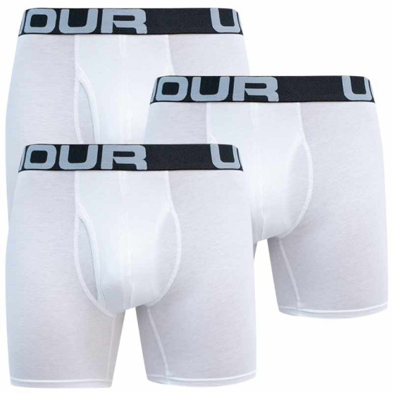 3PACK herenboxershort Under Armour wit (1363617 100)