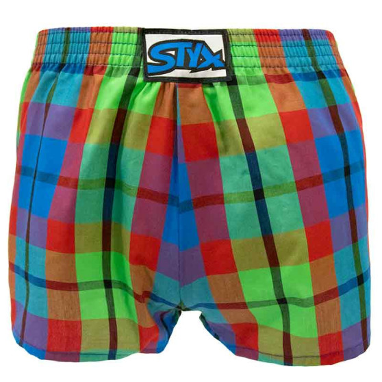 Kindershort Styx klassiek elastisch meerkleurig (J827)