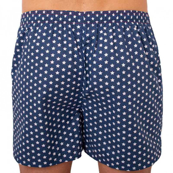 Herenboxershort Emes sterren op blauw (005)