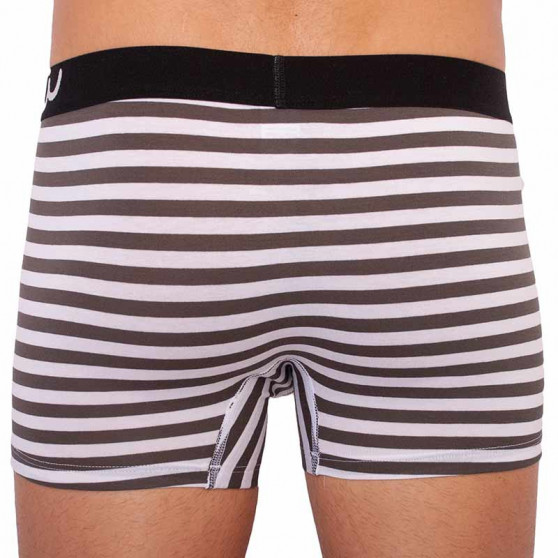 Herenboxershort ELKA bruin gestreept (PB1026)