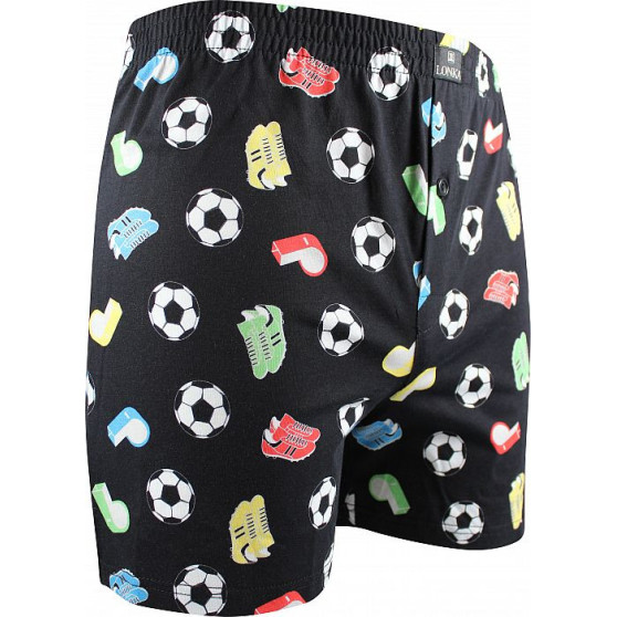 Herenboxershort Lonka zwart (Karlos - fotbal)