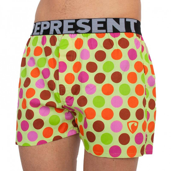 Geen verpakking - Herenboxershort Represent exclusief Mike kleurstippen