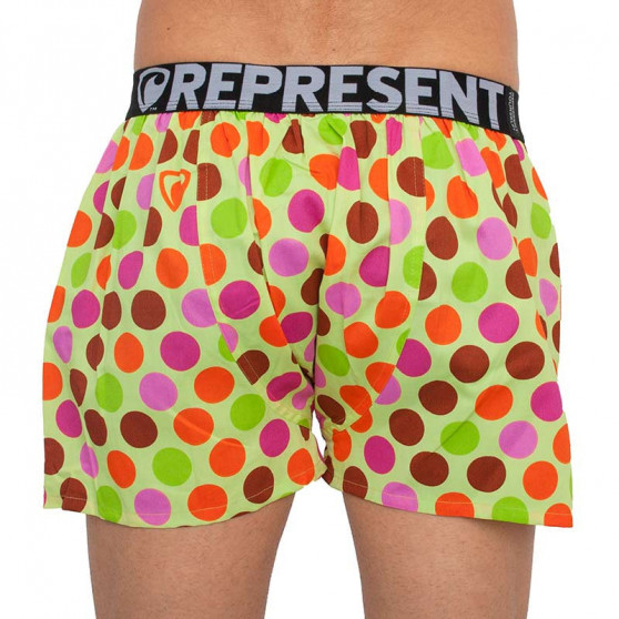 Geen verpakking - Herenboxershort Represent exclusief Mike kleurstippen