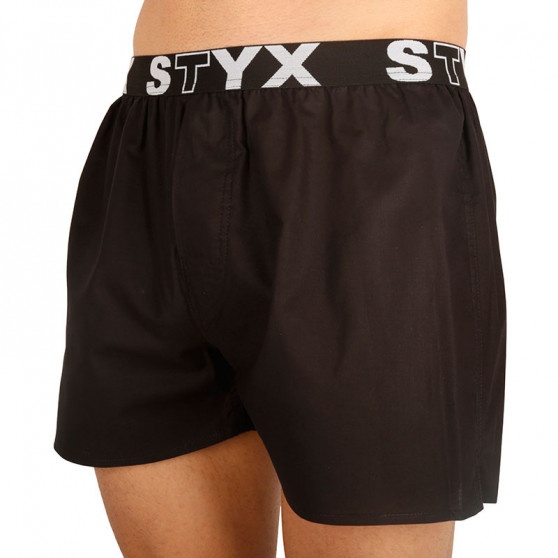 Herenboxershort Styx sport elastisch zwart (B960)