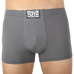 Herenboxershort Styx klassiek elastisch donkergrijs (Q1063)