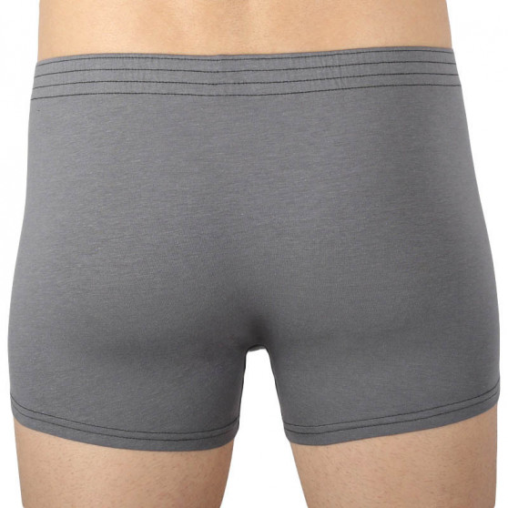 Herenboxershort Styx klassiek elastisch donkergrijs (Q1063)