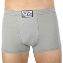 Herenboxershort Styx classic rubber lichtgrijs (Q1062)