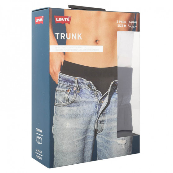 3PACK herenboxershort Levis veelkleurig (905045001 009)