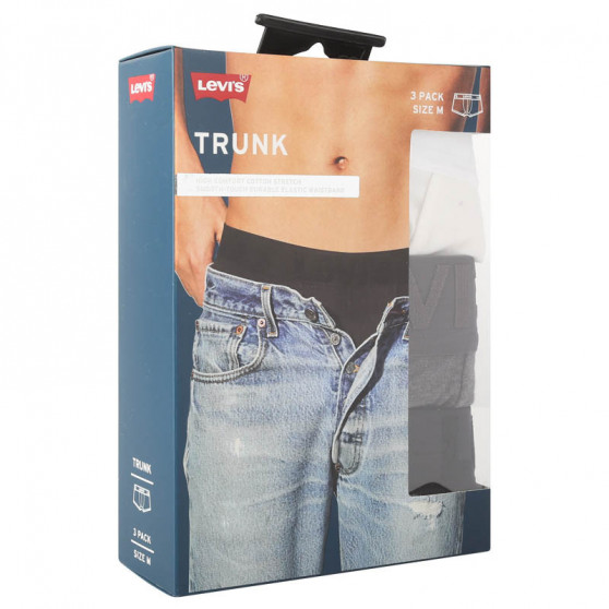 3PACK herenboxershort Levis veelkleurig (905045001 010)