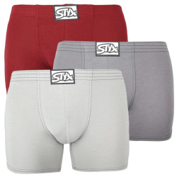 3PACK herenboxershort Styx lang klassiek elastisch (F10606263)