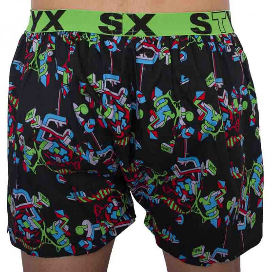 3PACK Herenboxershort Styx sport elastisch meerkleurig (B9565758)