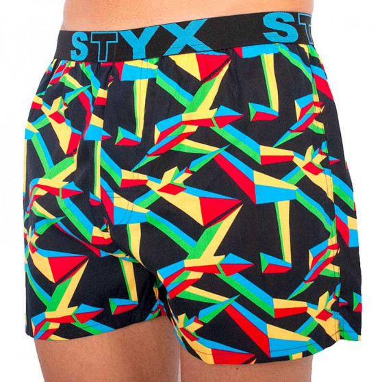 3PACK Herenboxershort Styx sport elastisch meerkleurig (B9565758)