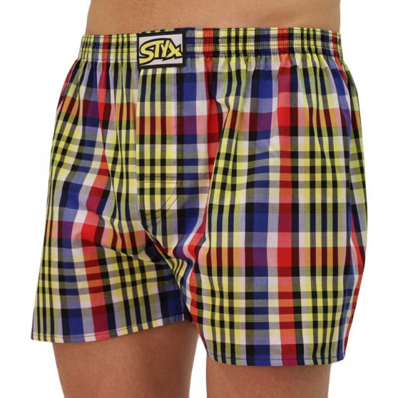 Herenboxershort Styx klassiek elastisch meerkleurig (A833)