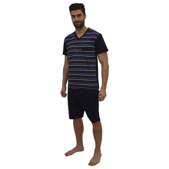 Herenpyjama Foltýn oversized donkerblauw (FPKN9)