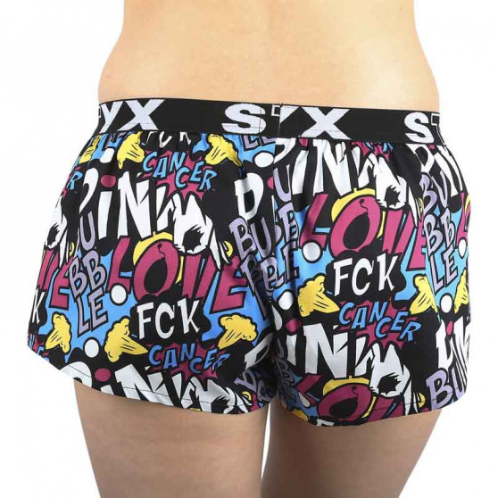 Damesboxershorts Styx kunst sport rubber Roze Bubble (T1058)