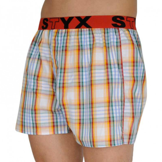 Herenboxershort Styx sport elastisch meerkleurig (B105)