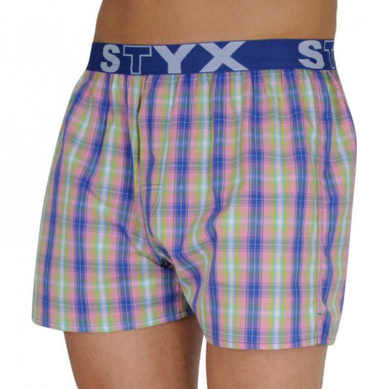 Herenboxershort Styx sport elastisch meerkleurig (B108)