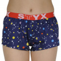 Damesboxershorts Styx kunst sport rubber planeet (T1057)