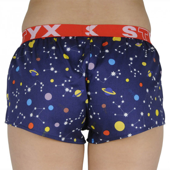 Damesboxershorts Styx kunst sport rubber planeet (T1057)