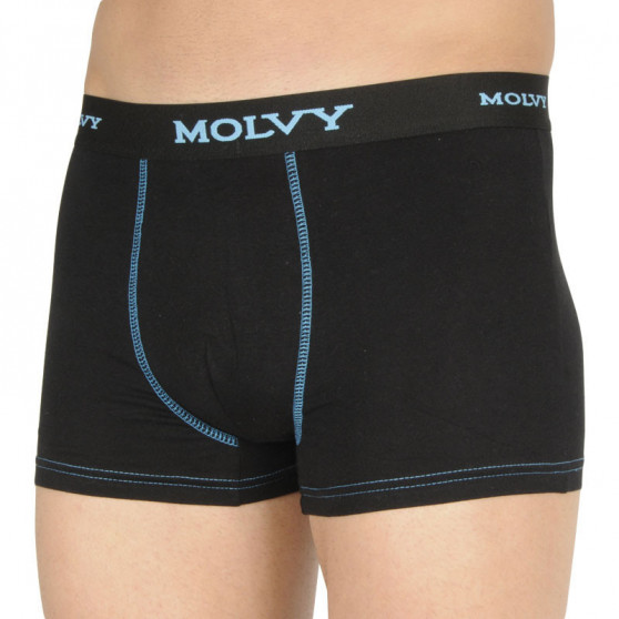 Herenboxershort Molvy zwart (MP-1034-BEU)