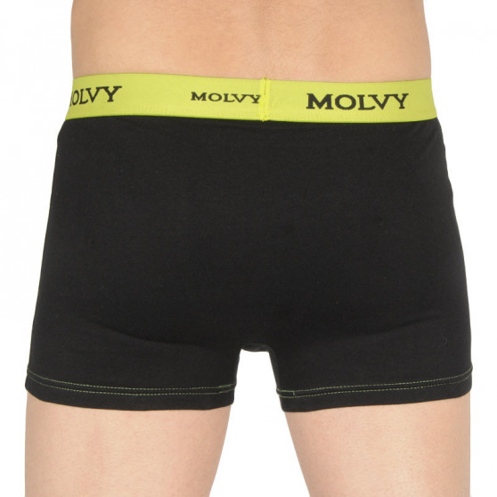 Herenboxershort Molvy zwart (MP-1036-BEU)