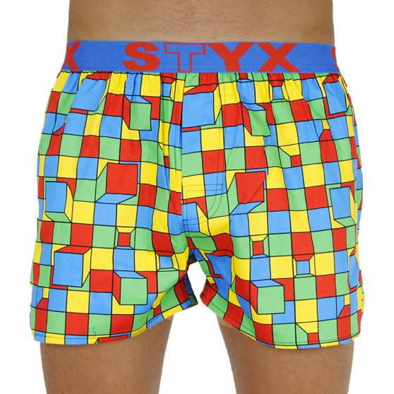 Herenboxershort Styx kunst sport rubber blokjes (B959)