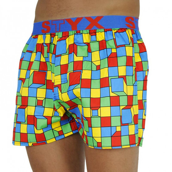 Herenboxershort Styx kunst sport rubber blokjes (B959)