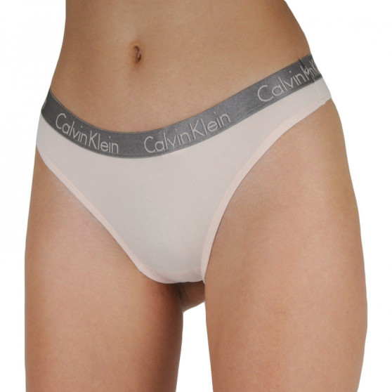 3PACK dames string Calvin Klein veelkleurig (QD3560E-T7W)