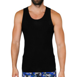 Heren tanktop Gino bamboe zwart (58008)