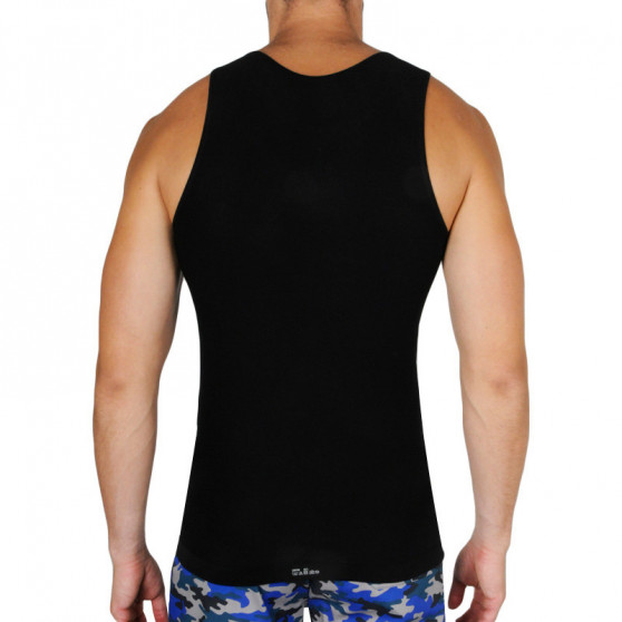 Heren tanktop Gino bamboe zwart (58008)