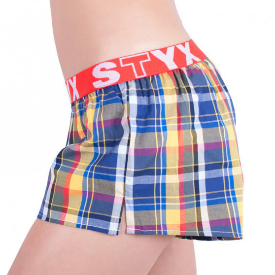 Damesboxershorts Styx sportelastisch veelkleurig (T614)