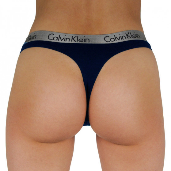 3PACK dames string Calvin Klein veelkleurig (QD3560E-T7W)