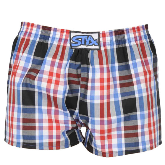 Kindershort Styx klassiek elastisch meerkleurig (J837)